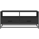  Stolić za kavu crni 100 x 50 x 45 cm konstruirano drvo i metala | Eponuda.com