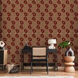  Tapeta - Red claws – irregular shapes on a paper background 49x1000 Samoljepljiva | shoptok.hr