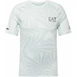 Ea7 Emporio Armani Tehnička sportska majica siva / antracit siva / menta