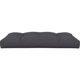  Jastuk za palete antracit 120 x 80 x 12 cm od tkanine | shoptok.hr