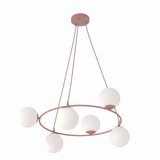  Luster na sajli AZURA 6xE14/10W/230V ružičasta/bela | Eponuda.com