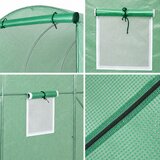 Vrtni staklenik – tunel od folije 4x2.5x2m 10m² UV-4 Premium - zeleni | shoptok.hr