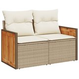  13-dijelni set vrtnih sofa s jastucima poliratan Bež | shoptok.hr