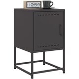 vidaXL Noćni ormarići 2 kom crni 36 x 39 x 60,5 cm čelični | shoptok.hr