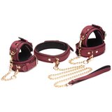 Master Series 6-delni BDSM set za vezanje, rdeč Cene