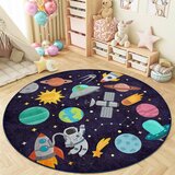 Mila Home Tamno plavi periv dječji tepih za igru ø150 cm Into The Space – | shoptok.hr