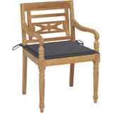 The Living Store Batavia stoli z blazinami 6 kosov trdna tikovina - Batavia Stol, (21494372) | Shoptok.si