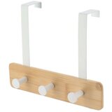 Tendance vješalica sa 3 kuke metal/bambus, bijela Cijene