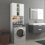 vidaXL ormarić za perilicu rublja visoki sjaj bijeli 64x25,5x190 cm | shoptok.hr
