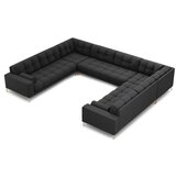 Cosmopolitan Design Temno siva kotna sedežna garnitura (v obliki črke "U") Bali – | Shoptok.si