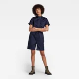 G-star Jumpsuit - Shortsleeve workwear playsu dark blue