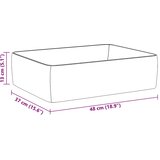  Umivaonik bijeli 48 x 37 x 13 cm keramički pravokutni | shoptok.hr