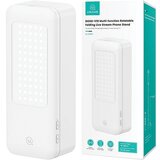 Usams VEČFUNKCIONALNO DRŽALO ZA TELEFON Z LED SVETILKO ZA NAMIZO, BEL, (22007594) Cene