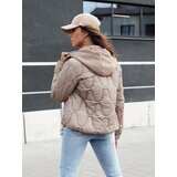 DStreet Kurtka damska zimowa WINDGLAM kamelowa | Shoptok.si