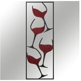Asir Zidna dekoracija Vino-1, 32x5x90 cm, Crna | Eponuda.ba