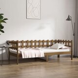 The Living Store Dnevna postelja medeno rjava 90x200 cm trdna borovina - Dnevna Postelja, (21508987) | Shoptok.si