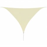 vidaXL Senčno jadro oksford tekstil trikotno 3,6x3,6x3,6 m krem, (20610922) | Shoptok.si