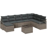  Set sofe 9 kom. Svijetlo siva poliratan Svjetlosiva 287 x 177 x 85 cm | shoptok.hr