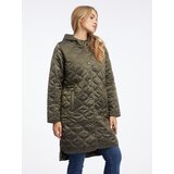 Orsay Khaki Women's Light Quilted Coat - Women's Cene