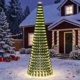  LED božićno drvce 470 cm 1504 LED lampica Čelik | shoptok.hr