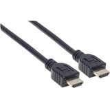Manhattan HDMI priključni kabel HDMI-A utikač, HDMI-A utikač 5.00 m crna 353953 UL certificiran, Ultra HD (4K) HDMI HDMI kabel Cijene