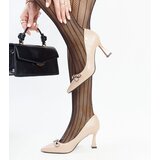 VINCEZA Beige block heel pumps | Shoptok.si