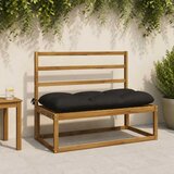  Jastučić za klupu VIANEN 100% poliester Crna 130 x 50 x 12 cm - Crna 130 x 50 x 12 cm | shoptok.hr