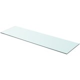 vidaXL Polica Prosojno Steklo 90x25 cm, (20765313) | Shoptok.si