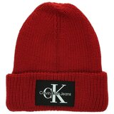 Calvin Klein Jeans Monologo Patch Beanie Crvena | shoptok.hr