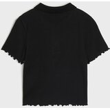 Sinsay Pamučna polo majica s ukrasnim volanima | shoptok.hr