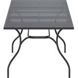  Produživi Mrežasti Stol za Jelo Antracit 212 x 90 x 76 cm Čelik | shoptok.hr
