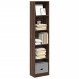 vidaXL Regal za knjige boja hrasta 40x24x176 cm konstruirano drvo Cijene