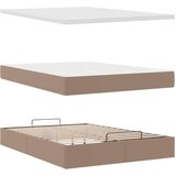  Otomanski posteljni okvir z vzmetnico kapučino 140x190 cm, (22053457) | Shoptok.si