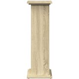 vidaXL Stalak za izložbu s pohranom boja hrasta 31x30x90 cm drveni | shoptok.hr