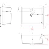  Set Quadra 105 UM KT + slavina Vida mat crna | shoptok.hr