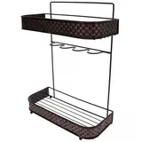 Polica zidna metalna za kupatilo 37,2x29,5cm 0119/01220402