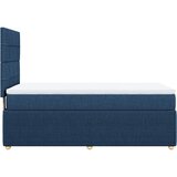  Krevet s oprugama i madracem plavi 100 x 200 cm od tkanine | shoptok.hr