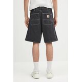 Carhartt WIP Simple Kratke hlace black heavy stone wash | Shoptok.si