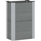  Vrtna visoka greda Siva 50 x 30 x 72 cm, (5000287798) Cene