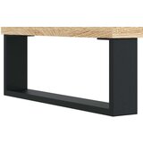vidaXL Pisalna miza sonoma hrast 140x50x75 cm inženirski les | Shoptok.si