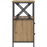  Noćni ormarić Artisan hrast 34x35,5x70 cm izrađeno drvo | shoptok.hr