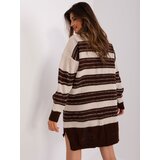 BADU Dress-BA-SK-8007.42P-dark brown | shoptok.hr