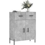  Komoda siva boja betona 69 5x34x90 cm od konstruiranog drva | shoptok.hr