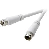 SpeaKa Professional SAT priključni kabel SpeaKa Professional\, [1x F-vtikač - 1x F-vtikač]\, 5 m\, 75 dB\, bela, (20432221) Cene