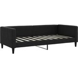  Dnevni krevet na razvlačenje s ladicama crni 90x190 cm tkanina | shoptok.hr