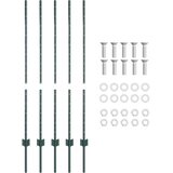  Ugrađeni stup za ogradu 5 pcs Zelena 160 cm | shoptok.hr