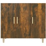  Komoda boja dimljenog hrasta 90 x 34 x 80 cm konstruirano drvo | shoptok.hr