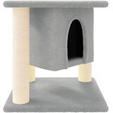  Penjalica za mačke sa stupovima za grebanje svjetlosiva 37 cm | shoptok.hr