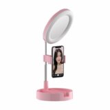  Selfie LED Ring light G3 16cm sa stalkom roze Cene