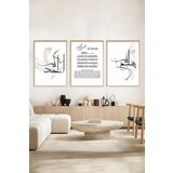 Wallity slika Artsycllct3, 3 dela, 33 x 48 cm | ePonuda.com